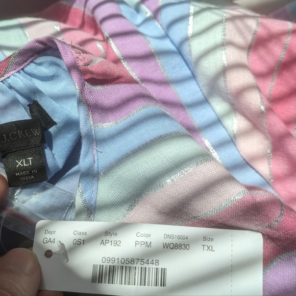 NWT JCrew 💜🩷🩵 dress - Picture 5 of 8